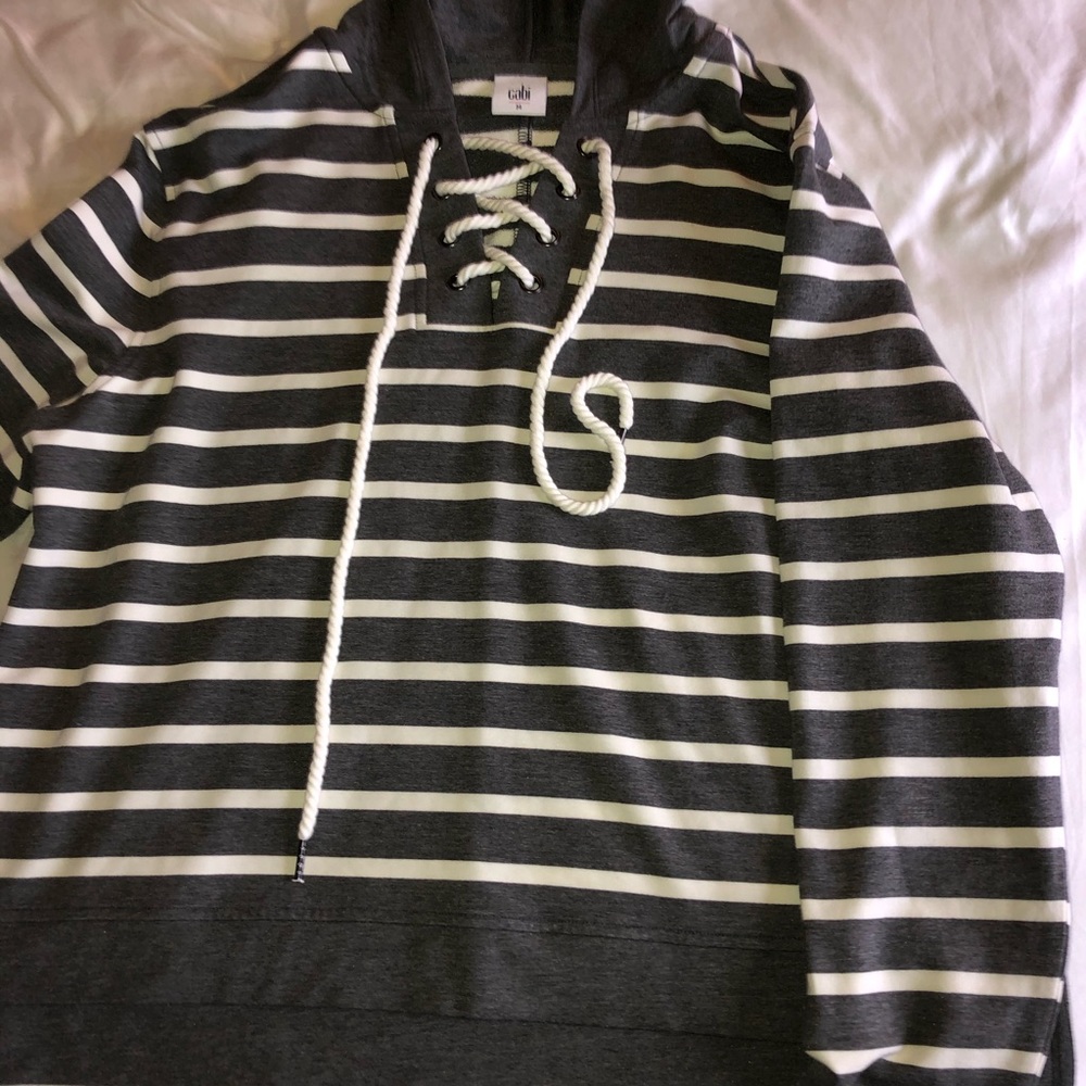 Striped hoodie